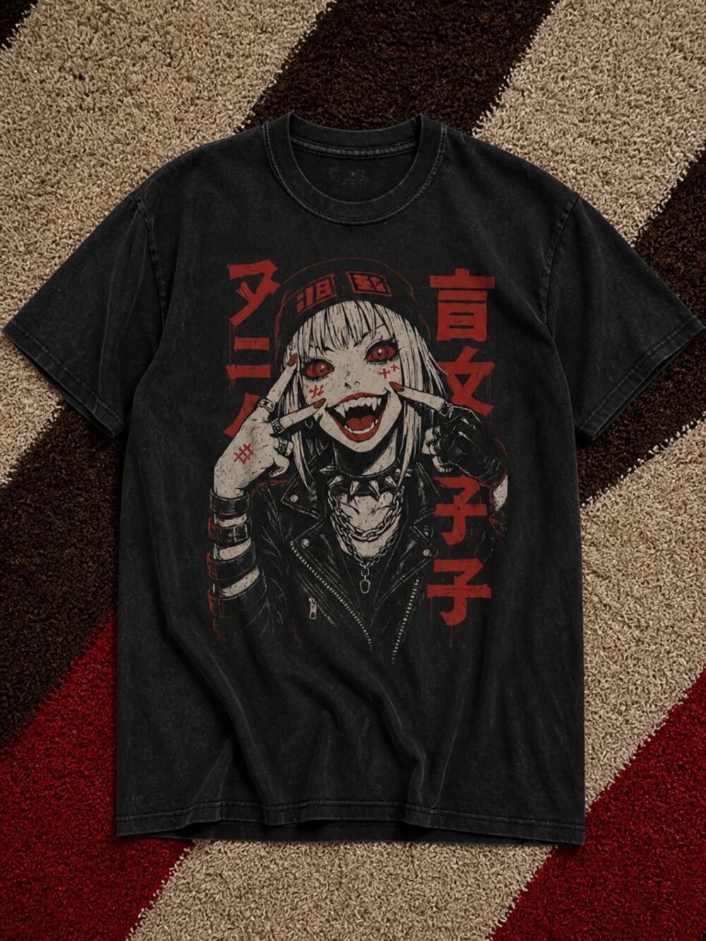 Japanese Futuristic Techwear Anime Graphic T-shirt Retro Streetwear Tee Style